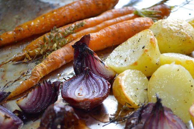 Steam Combination Oven -Traybake Vegetables