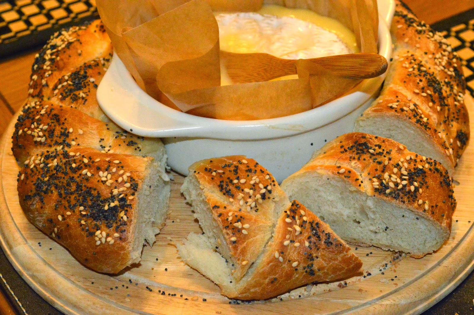 Seeded Bread with Melting Camembert – Breadmaker Recipe