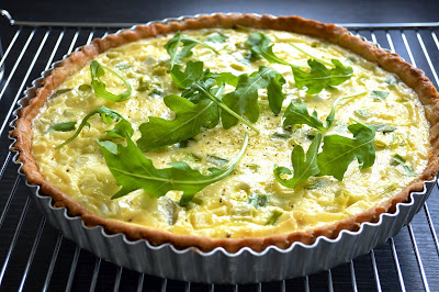 Cheese, Onion and Potato Quiche with a Wild Rice Salad – Recipe