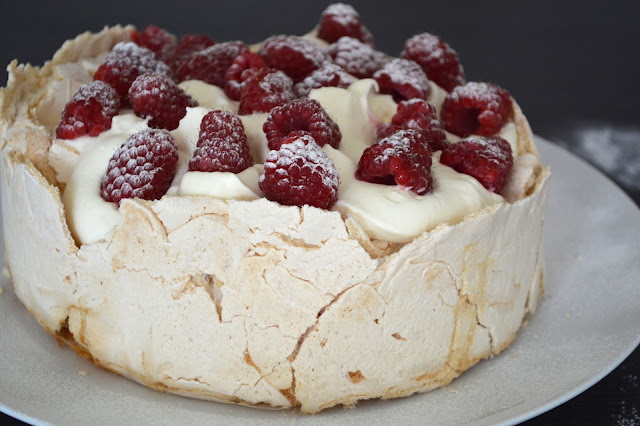 Raspberry and Cream Pavlova Crown