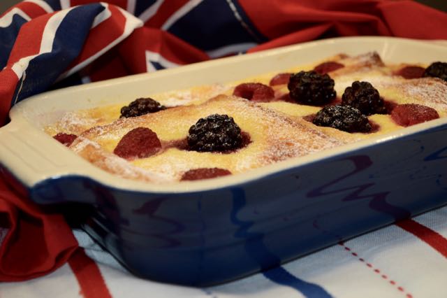 Brioche Berry Pudding