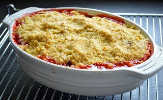 Strawberry and Rhubarb Crumble – Recipe