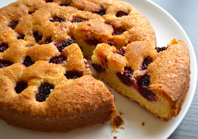 Blackberry Buttermilk Sponge
